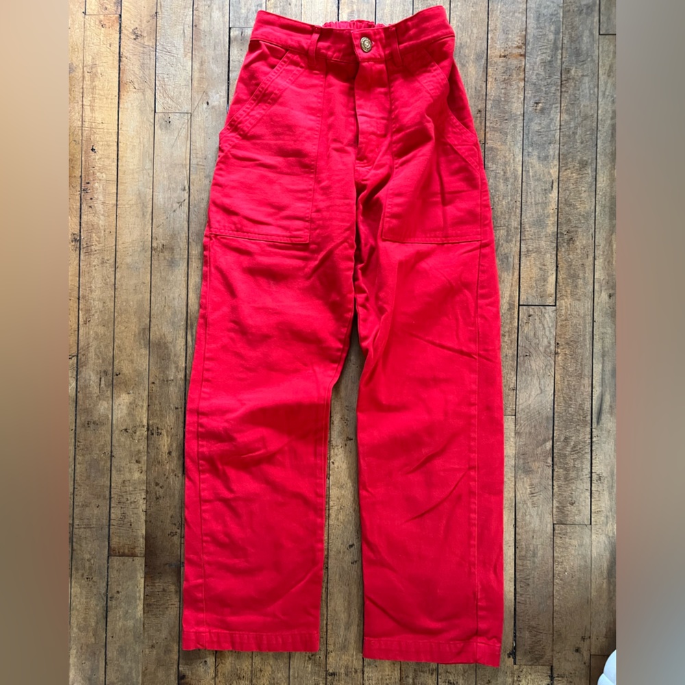 Big Bug Press Mustang Red Work Pants Size XS